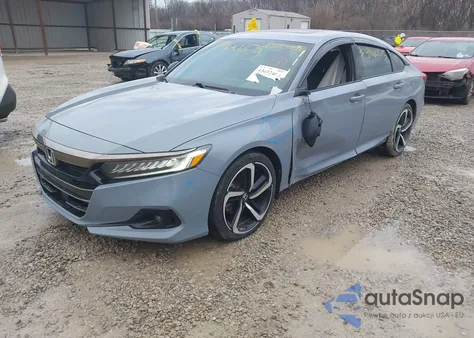 2021 Honda Accord Sport 2.0T from USA, damaged, VIN 1HGCV2F37MA026544